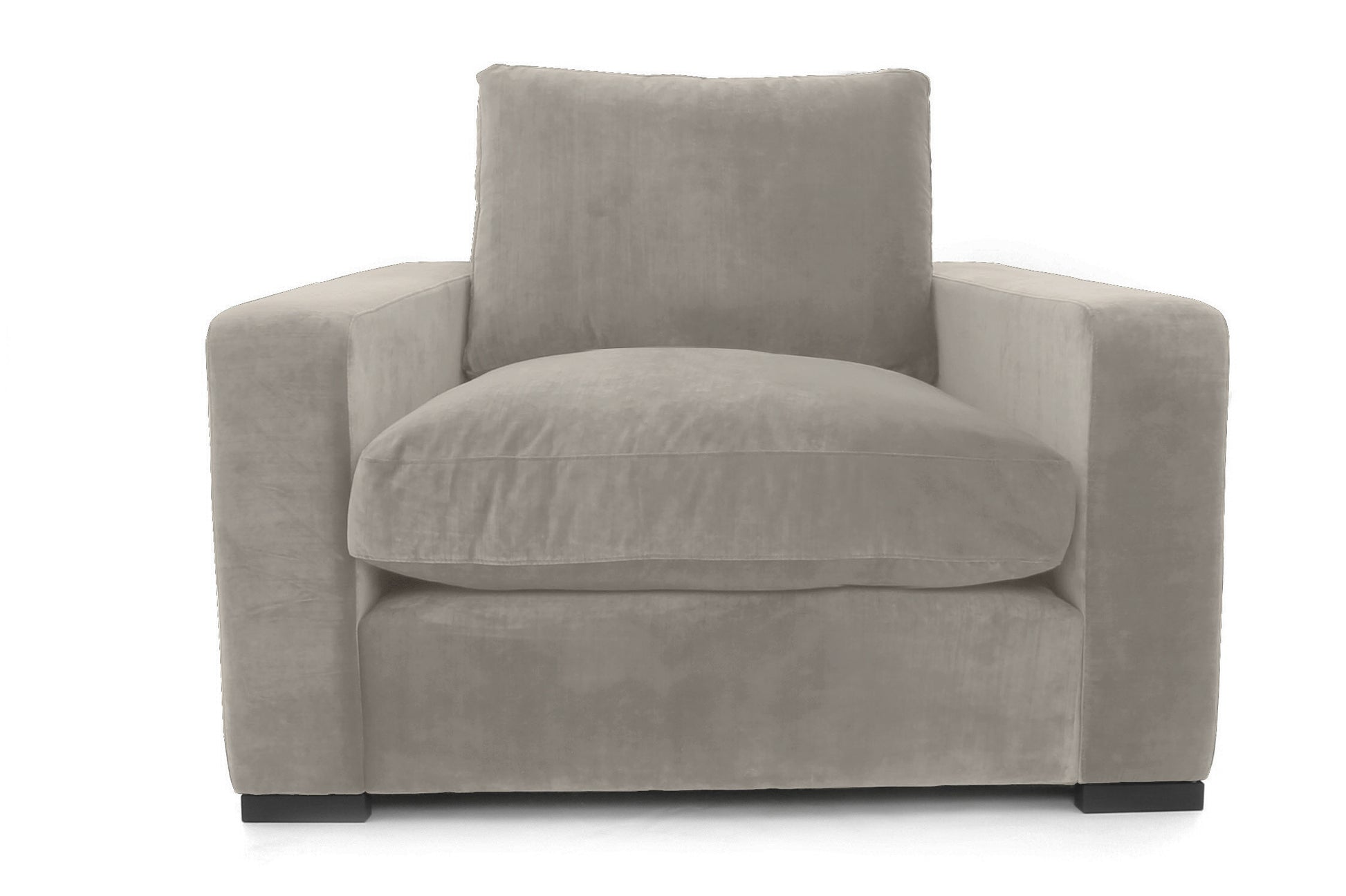 Old Boot Sofas Battersea Armchair in Lazy Linen Dove Grey