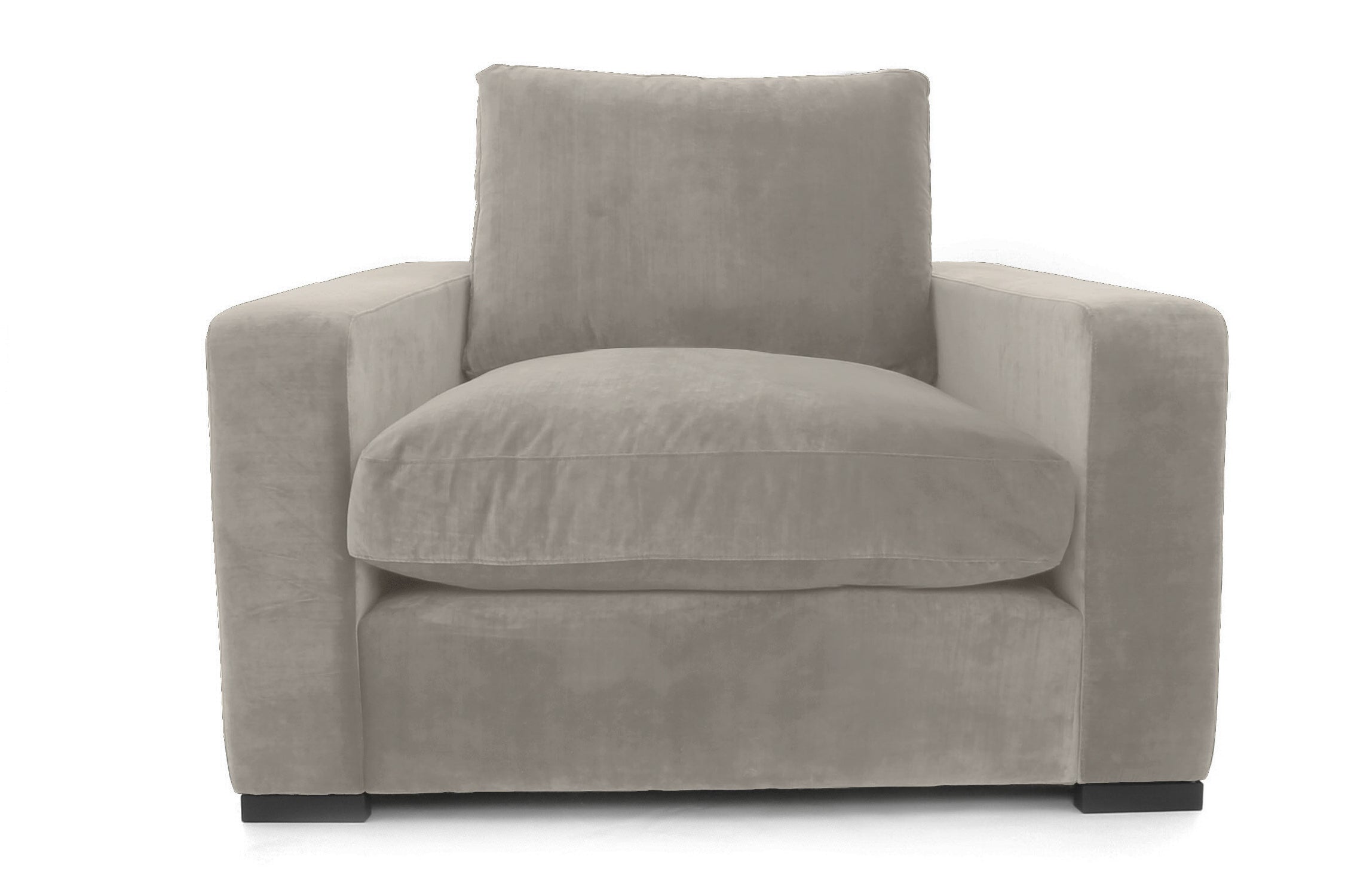 Old Boot Sofas Battersea Armchair in Lazy Linen Dove Grey
