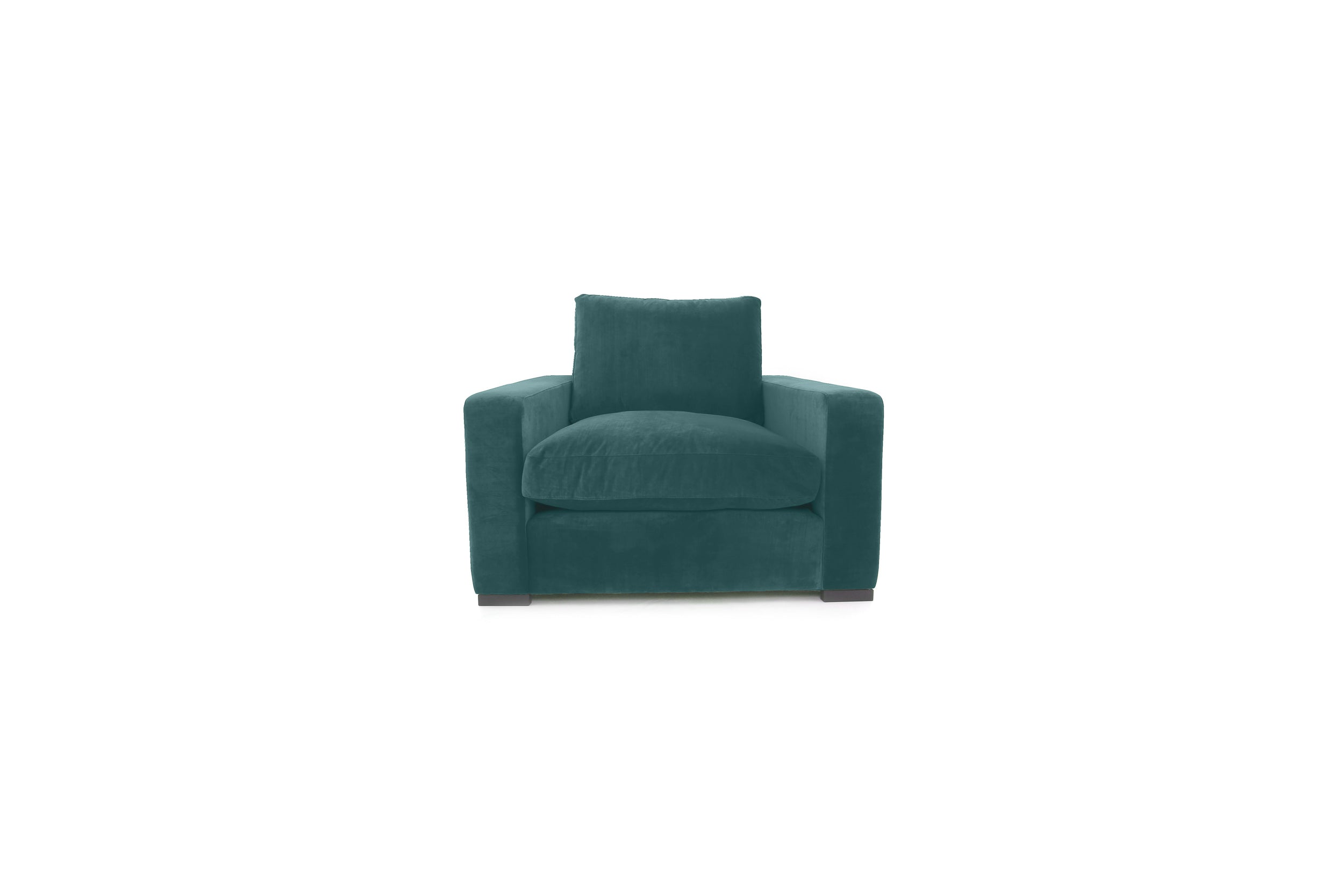 Old Boot Sofas Battersea Armchair Lazy Linen Kingfisher