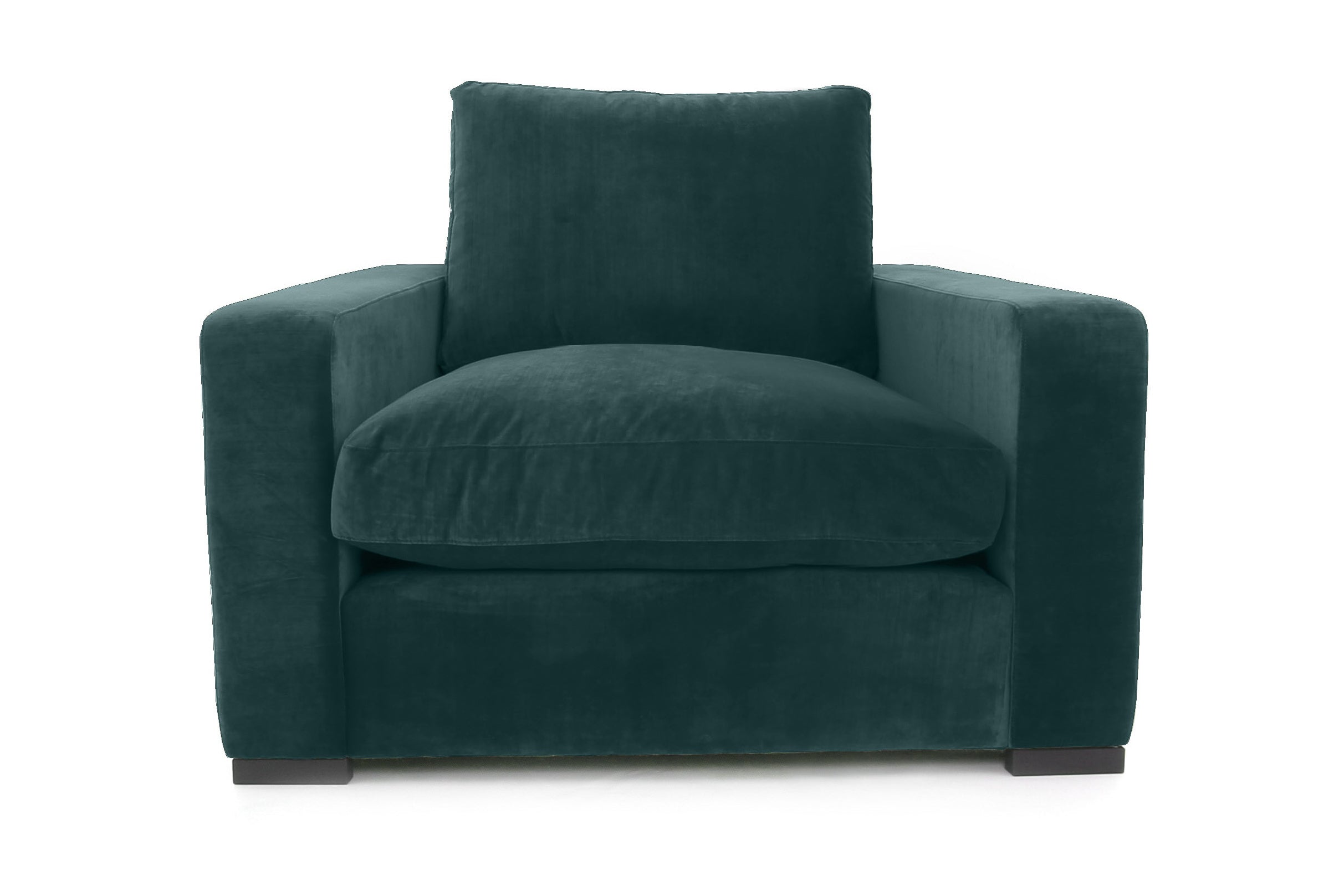 Old Boot Sofas Battersea Armchair in Mellow Fabric Hydro