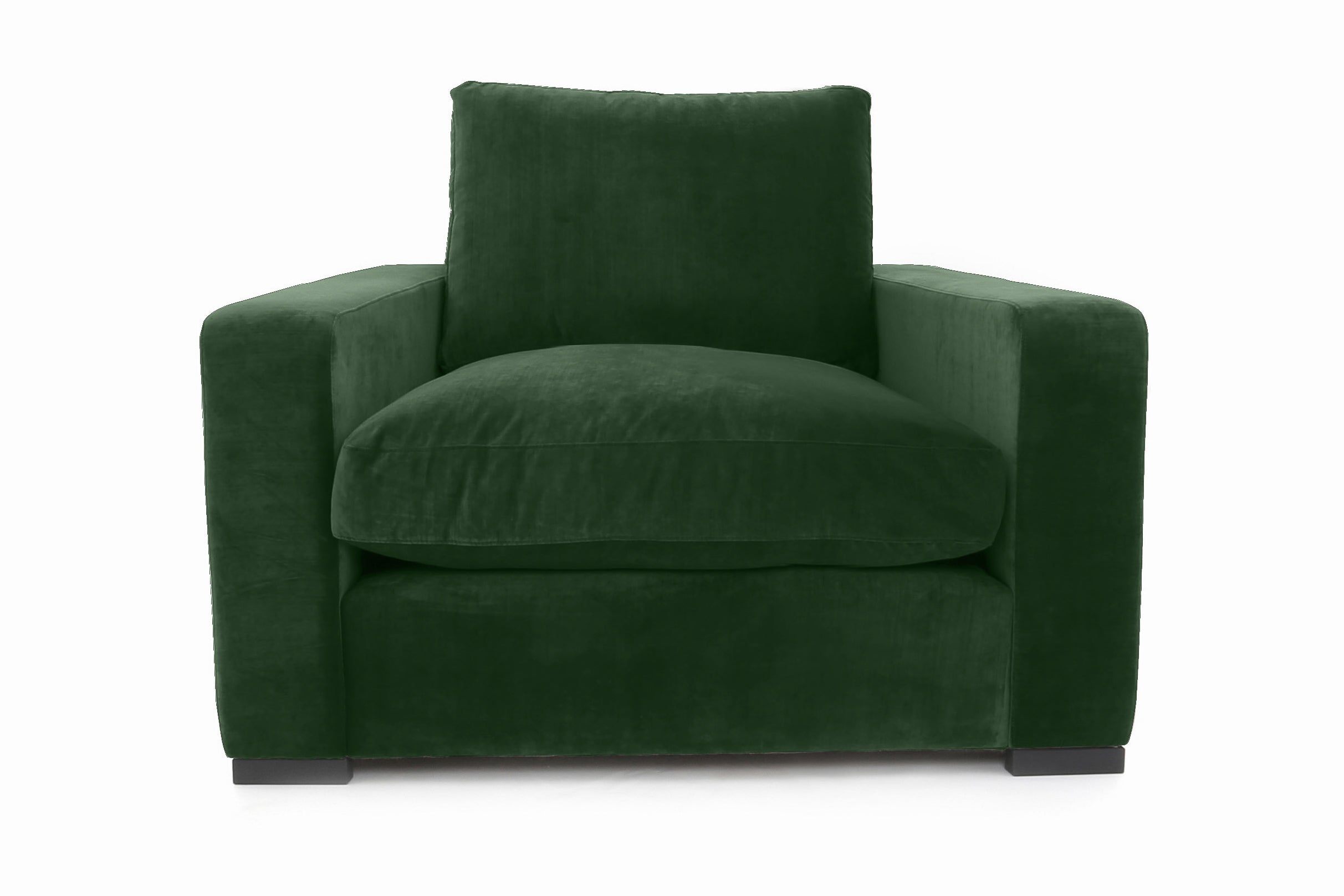 Old Boot Sofas Battersea Armchair in Mellow Fabric Pine