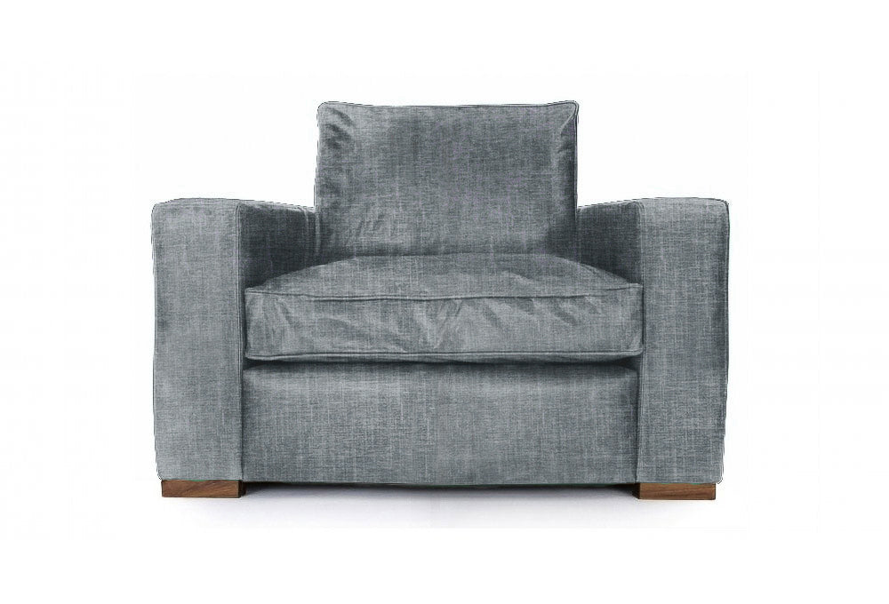 Old Boot Sofas Battersea Armchair Shabby Velvet Atlantic