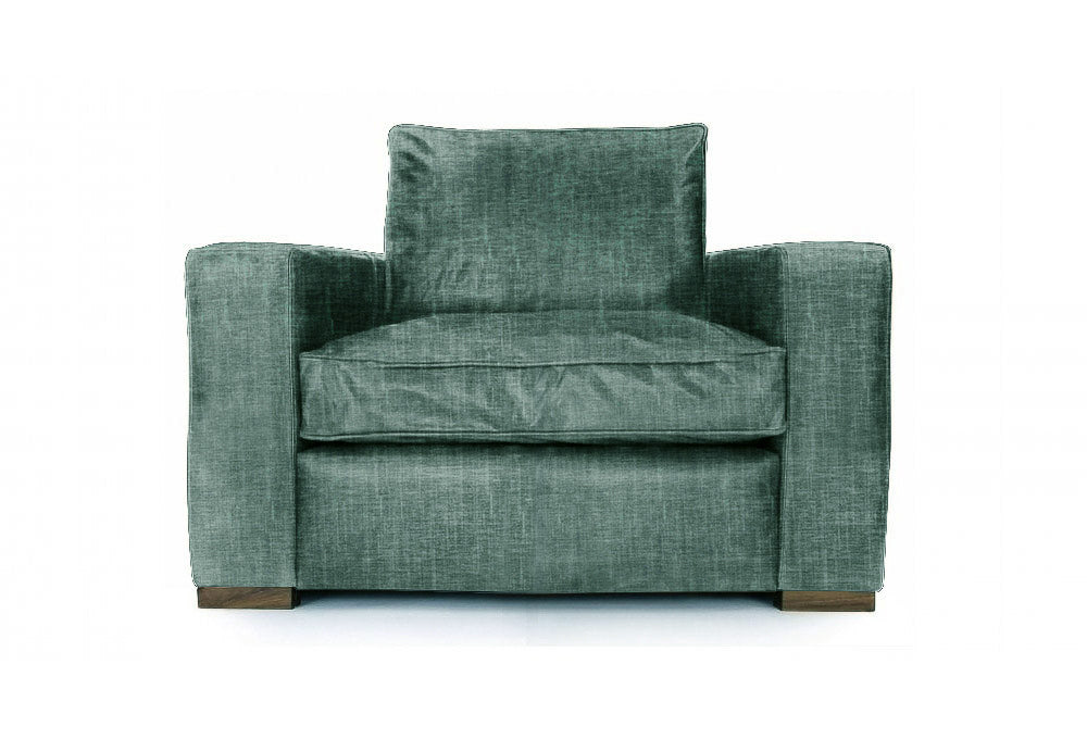 Old Boot Sofas Battersea Armchair Shabby Velvet Bottle