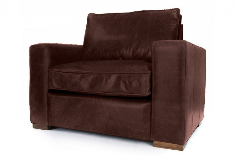 Old Boot Sofas Battersea Armchair Vintage Leather Brown