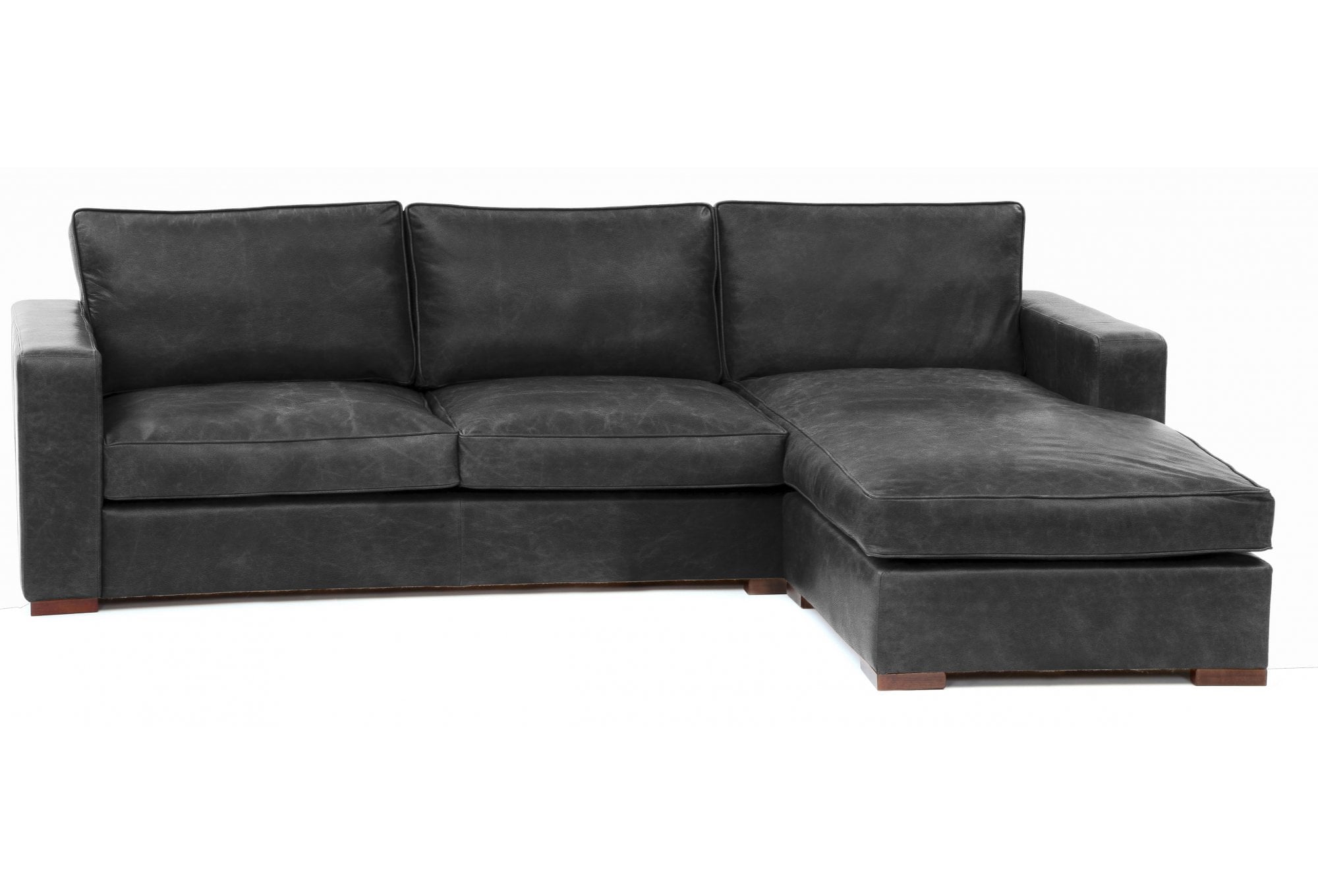 Battersea Leather Chaise Sofa
