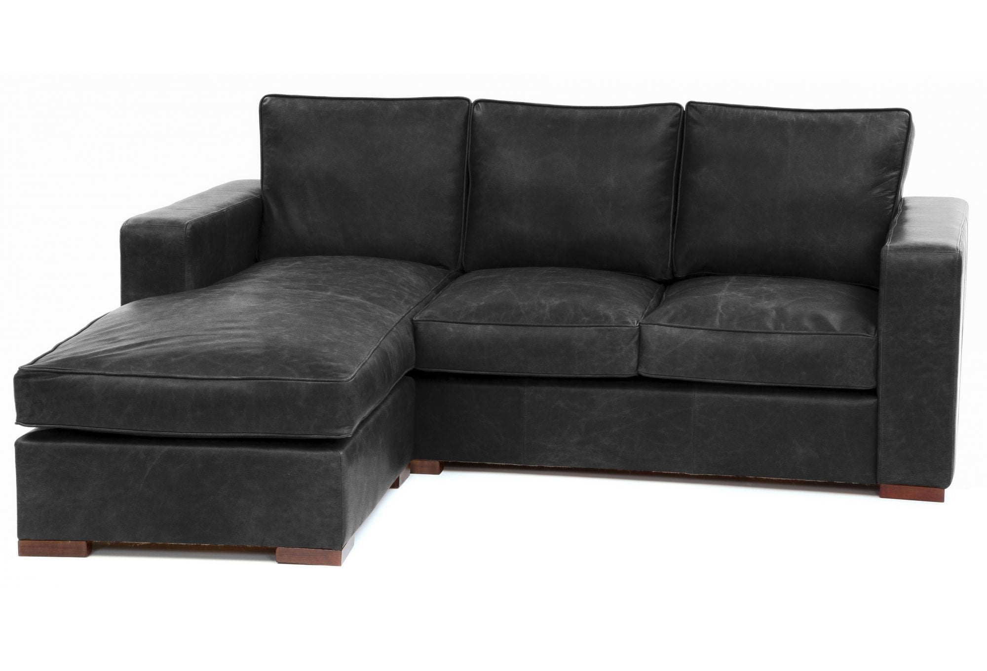 Battersea Leather Chaise Sofa
