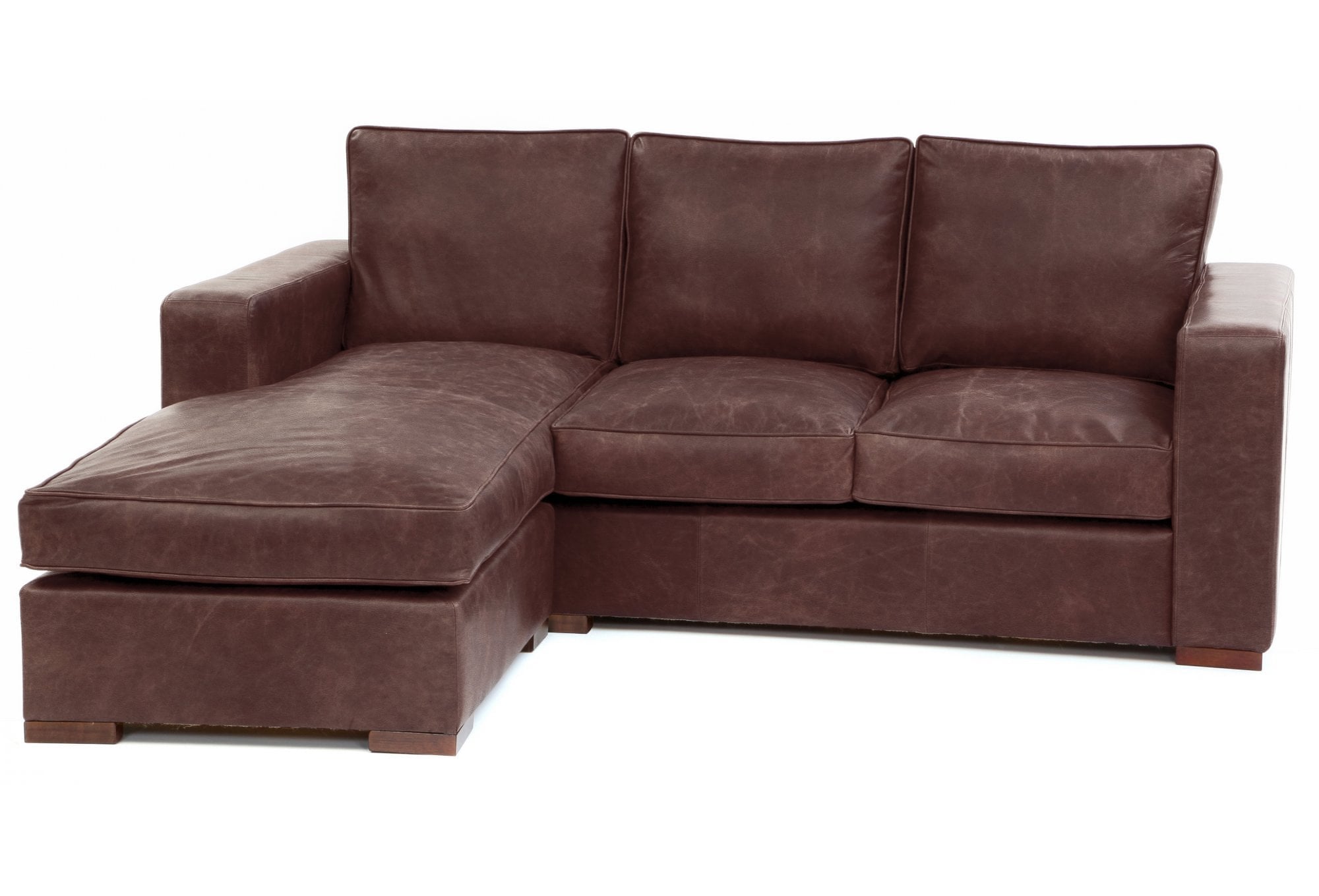 Battersea Leather Chaise Sofa