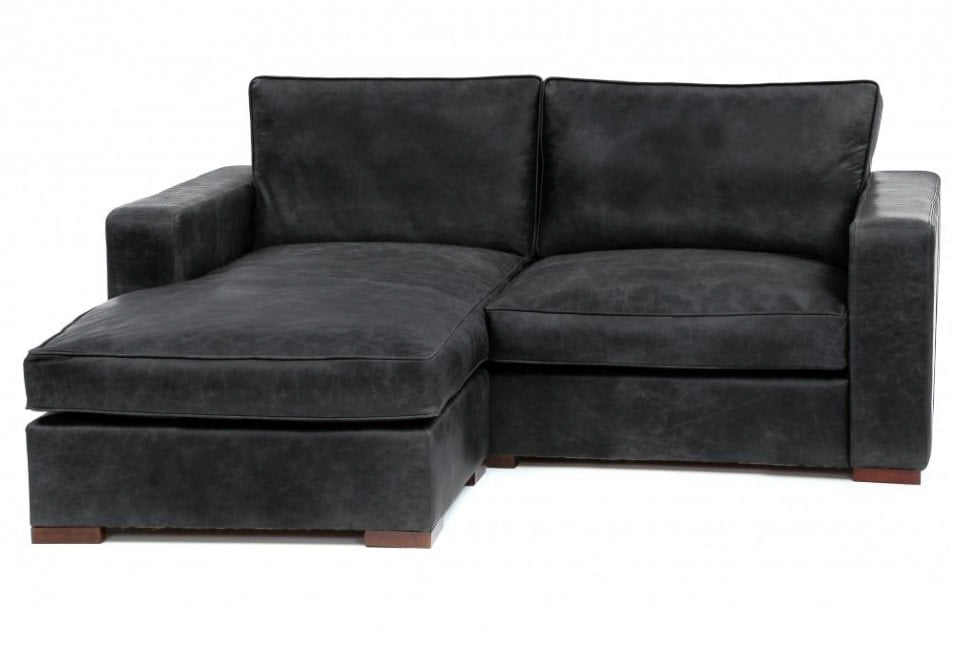 Battersea Leather Chaise Sofa