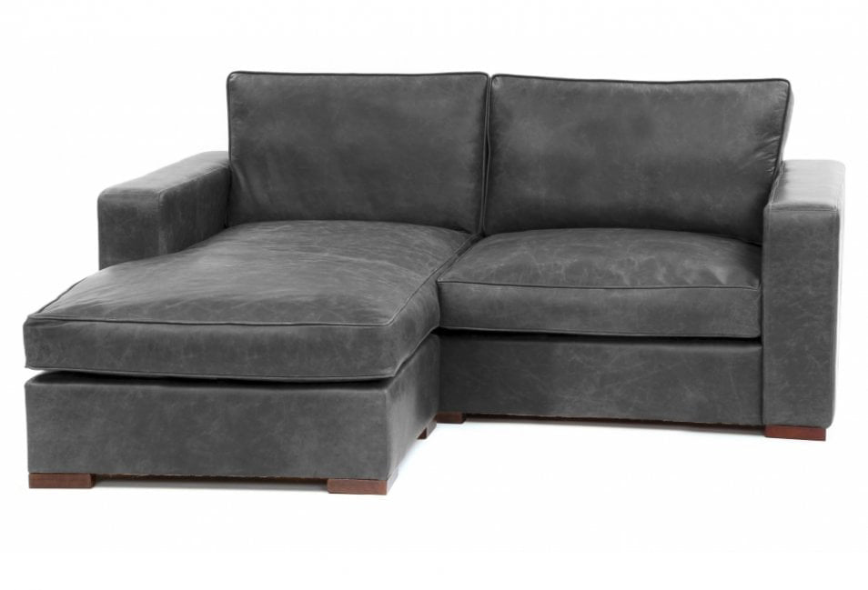Battersea Leather Chaise Sofa