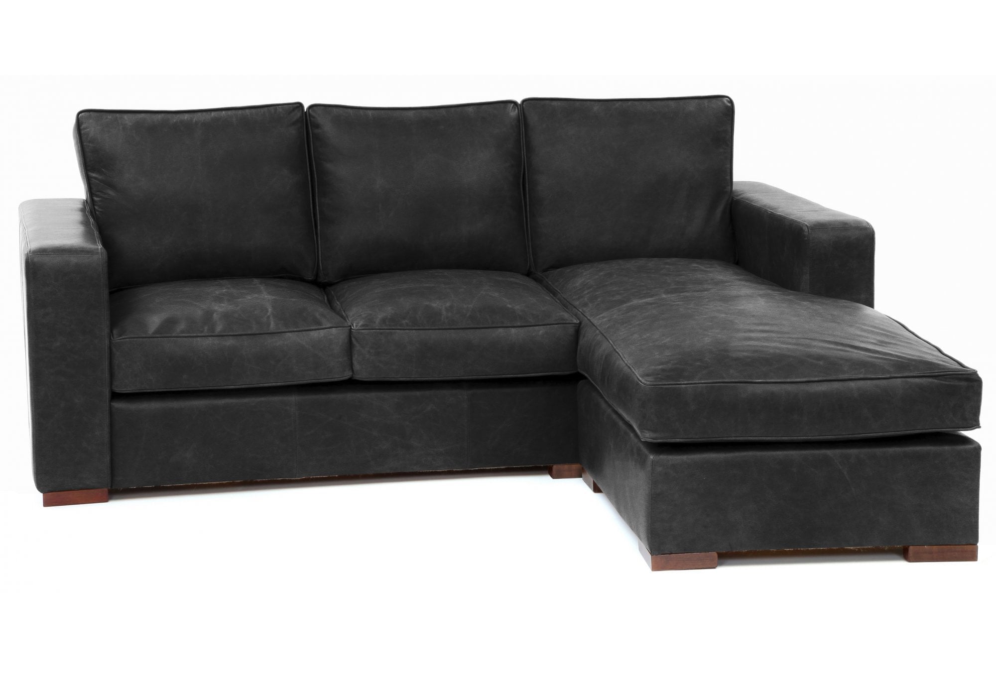 Battersea Leather Chaise Sofa