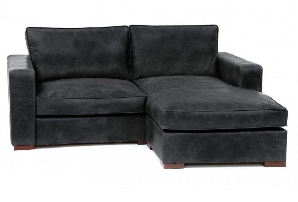 Battersea Leather Chaise Sofa