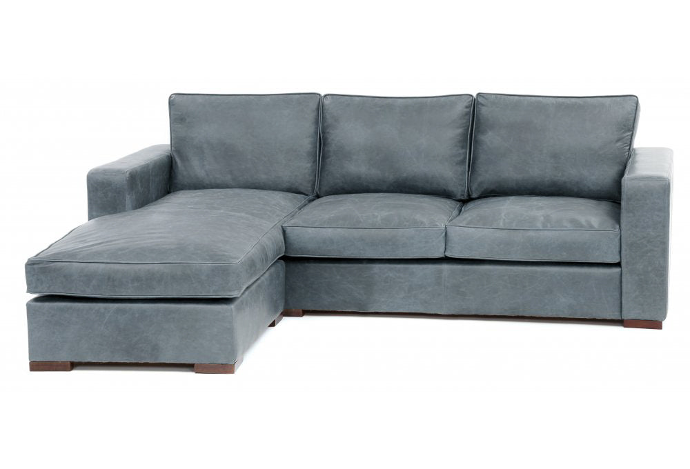 Battersea Leather Chaise Sofa