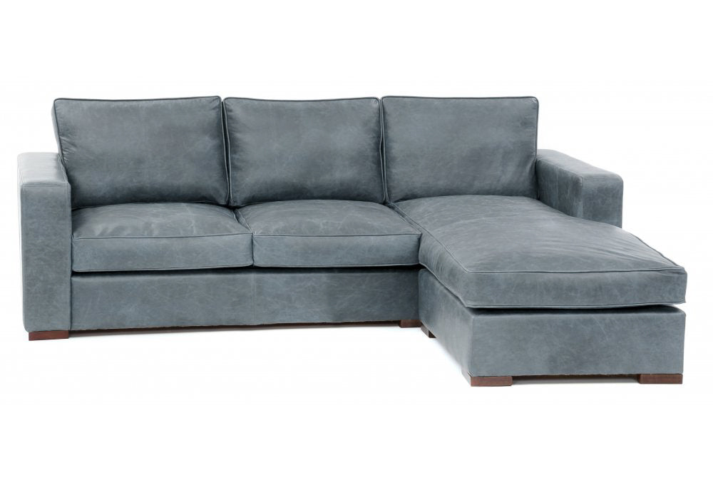 Battersea Leather Chaise Sofa