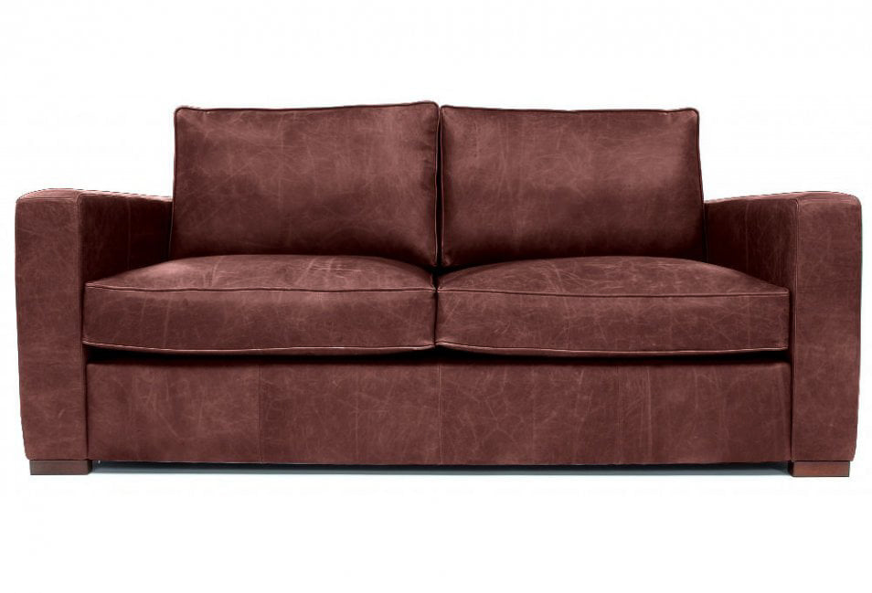 Old Boot Sofas Battersea Sofa Hobnail Leather Conker