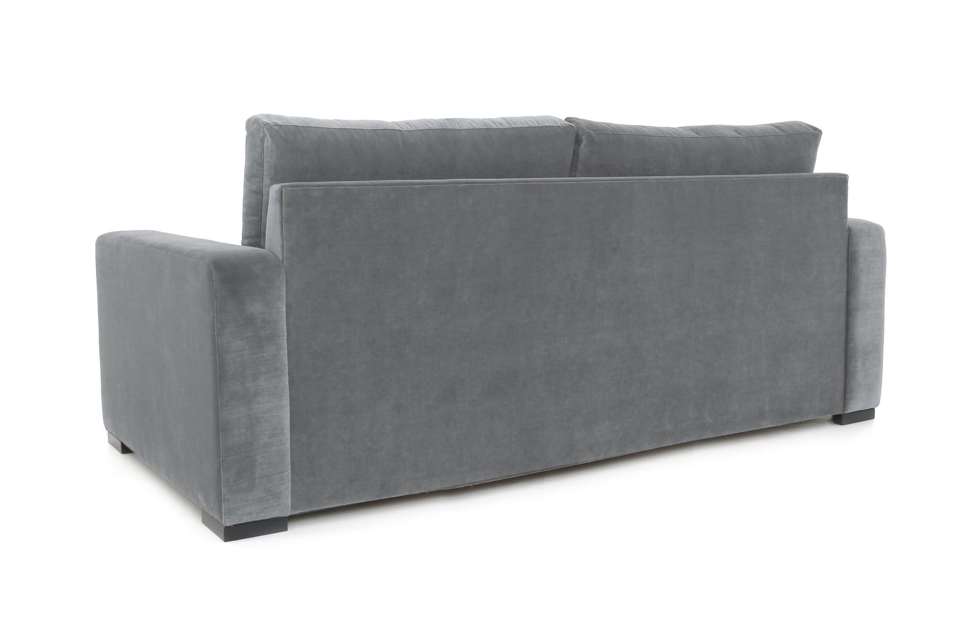 Old Boot Sofas Battersea 3 Seater Sofa in Aged Velvet Ash