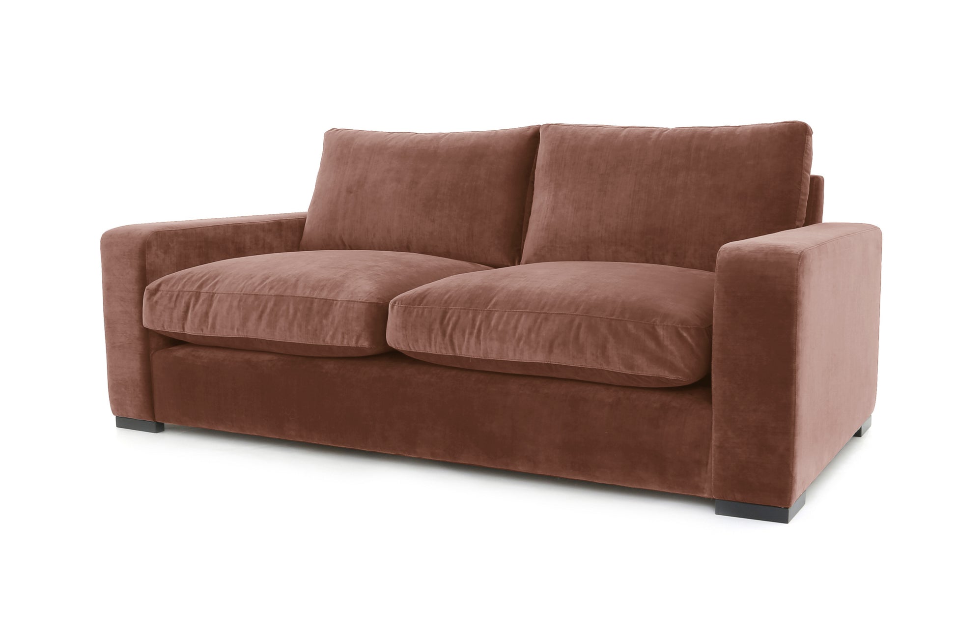 Old Boot Sofas Battersea Sofa Aged Velvet Rust