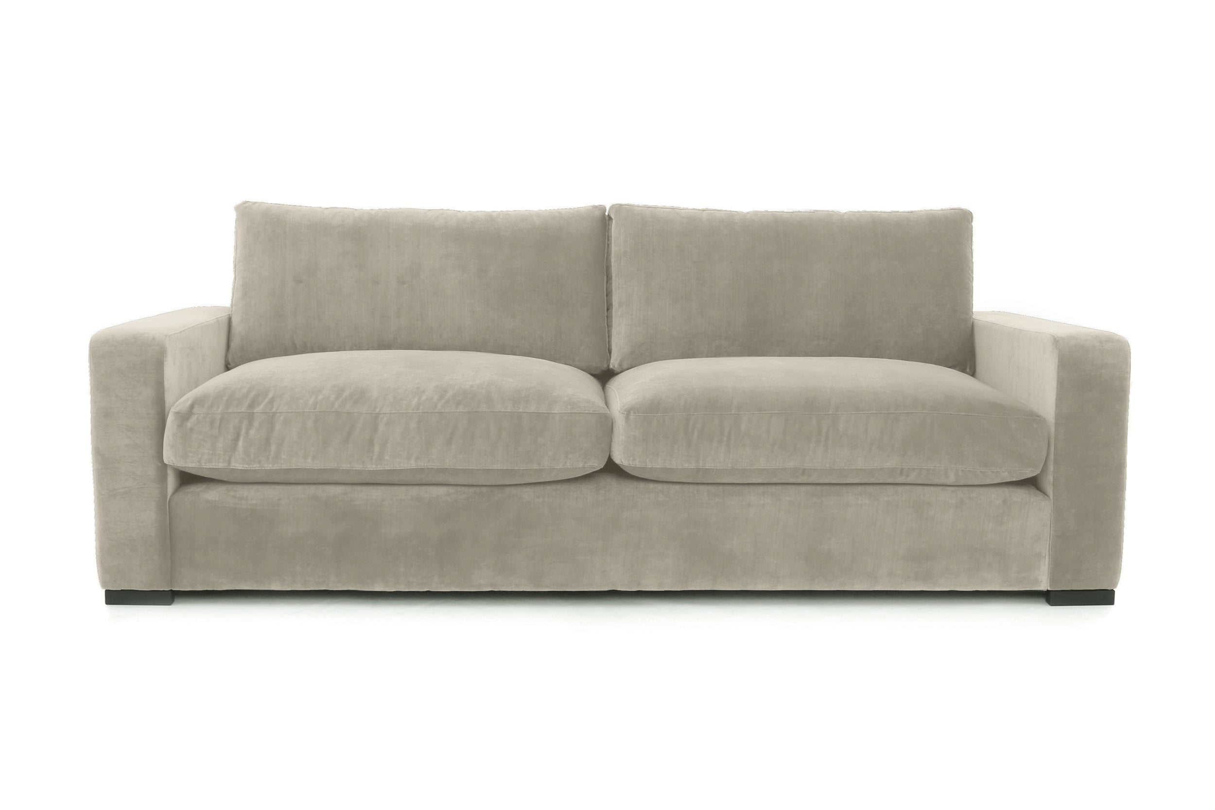 Old Boot Sofas Battersea 3 Seater Sofa in Harmony Velvet Putty