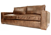 Old Boot Sofas Battersea 3 Seater Sofa in Vintage Leather Tan