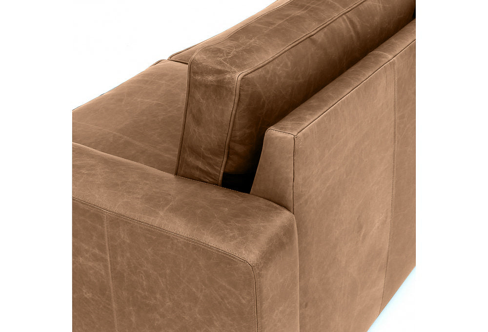 Old Boot Sofas Battersea 3 Seater Sofa in Vintage Leather Tan