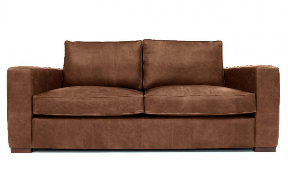 Old Boot Sofas Battersea Sofa Hobnail Leather Mocca