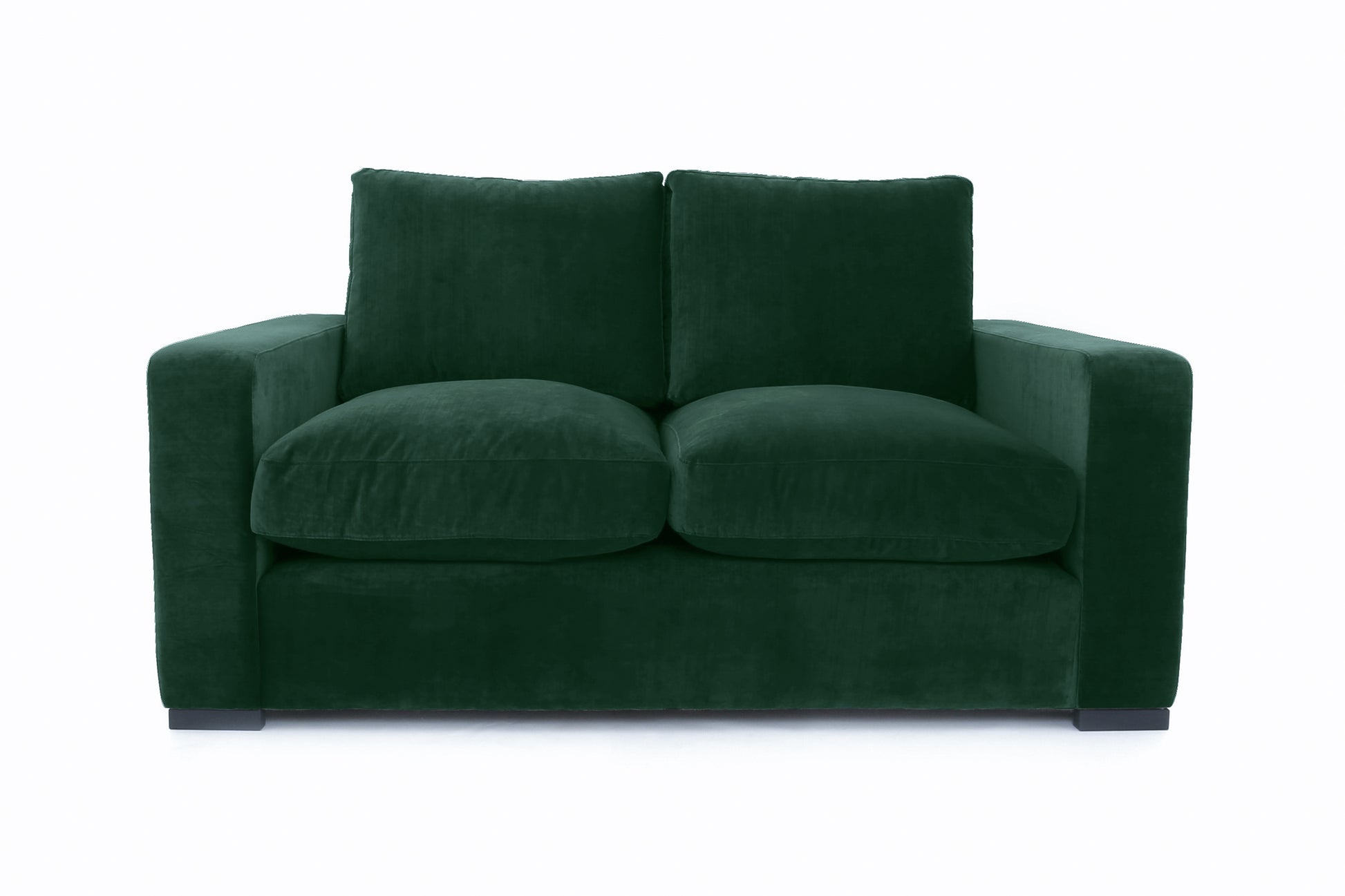 Old Boot Sofas Battersea Small 2 Seater Sofa in Harmony Velvet Seaweed