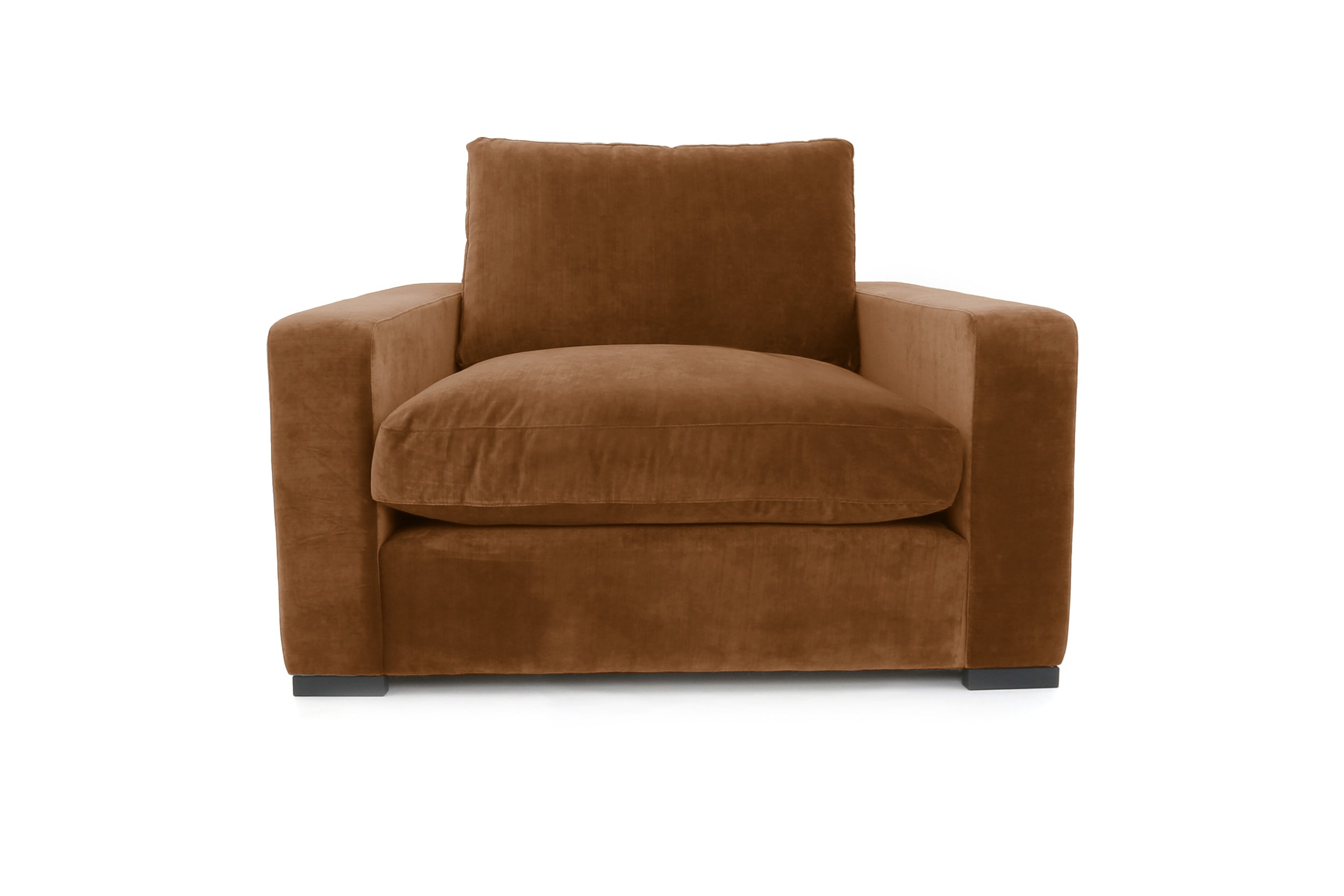 Old Boot Sofas Battersea Love Seat Aged Velvet Turmeric