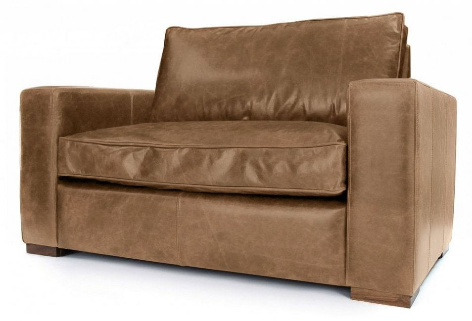 Old Boot Sofas Battersea Love Seat Hobnail Leather Lush