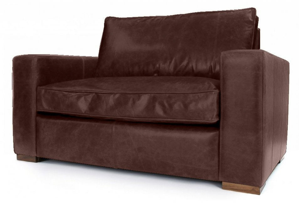 Old Boot Sofas Battersea Love Seat Hobnail Leather Rugger