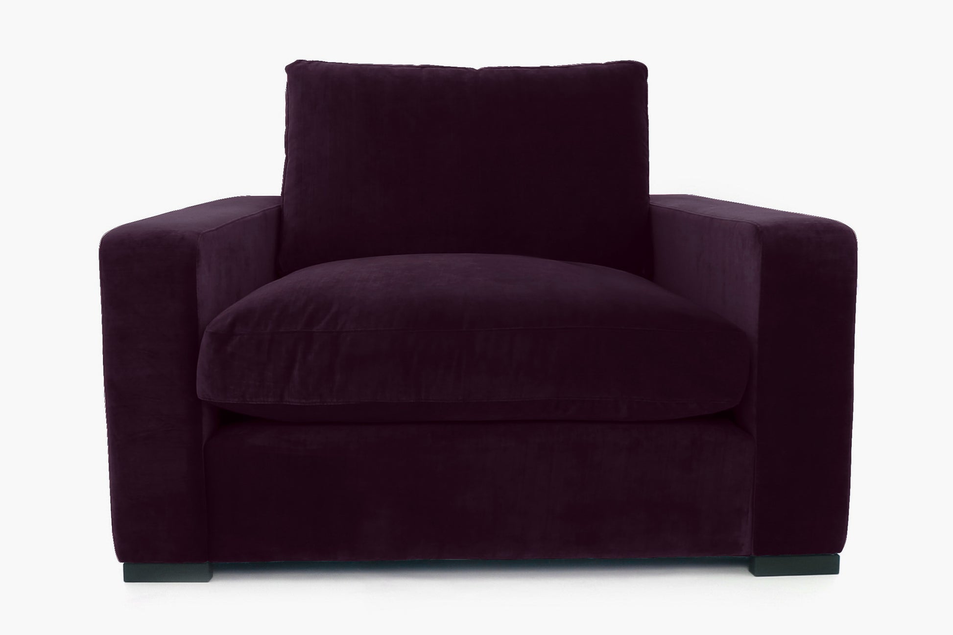 Old Boot Sofas Battersea Love Seat Harmony Velvet Mulberry