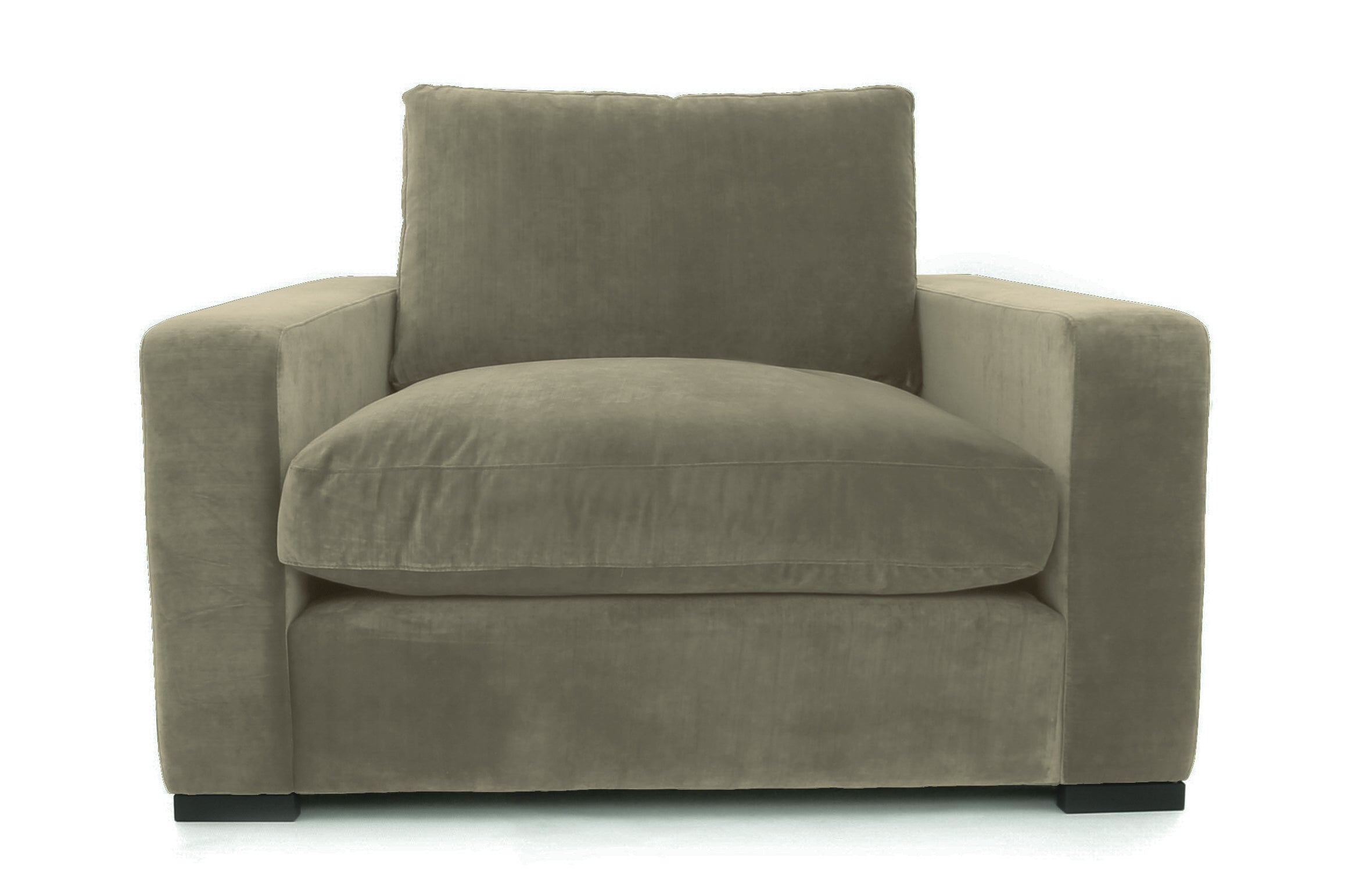 Old Boot Sofas Battersea Love Seat in Harmony Velvet Sage