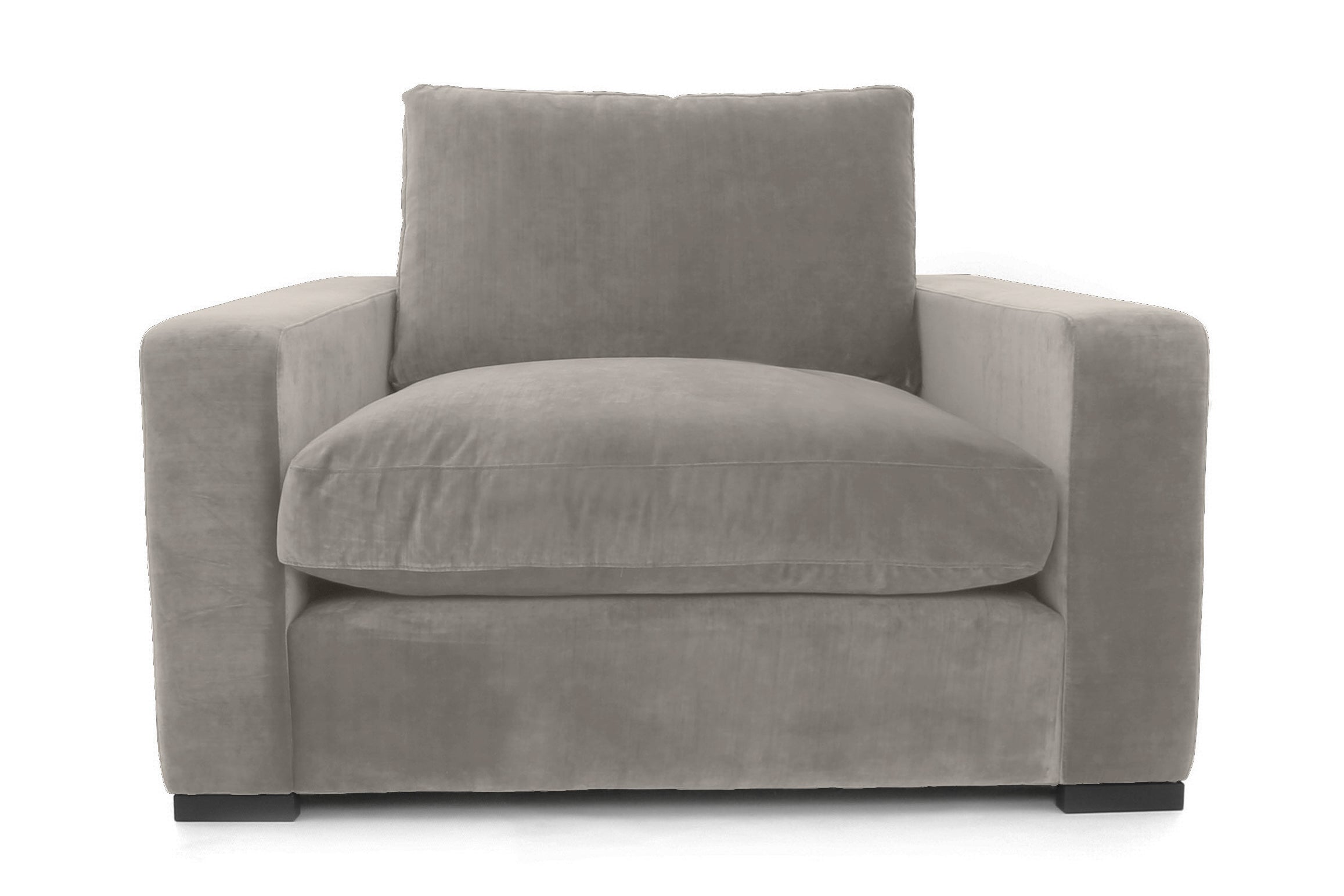 Old Boot Sofas Battersea Love Seat in Lazy Linen Dove Grey