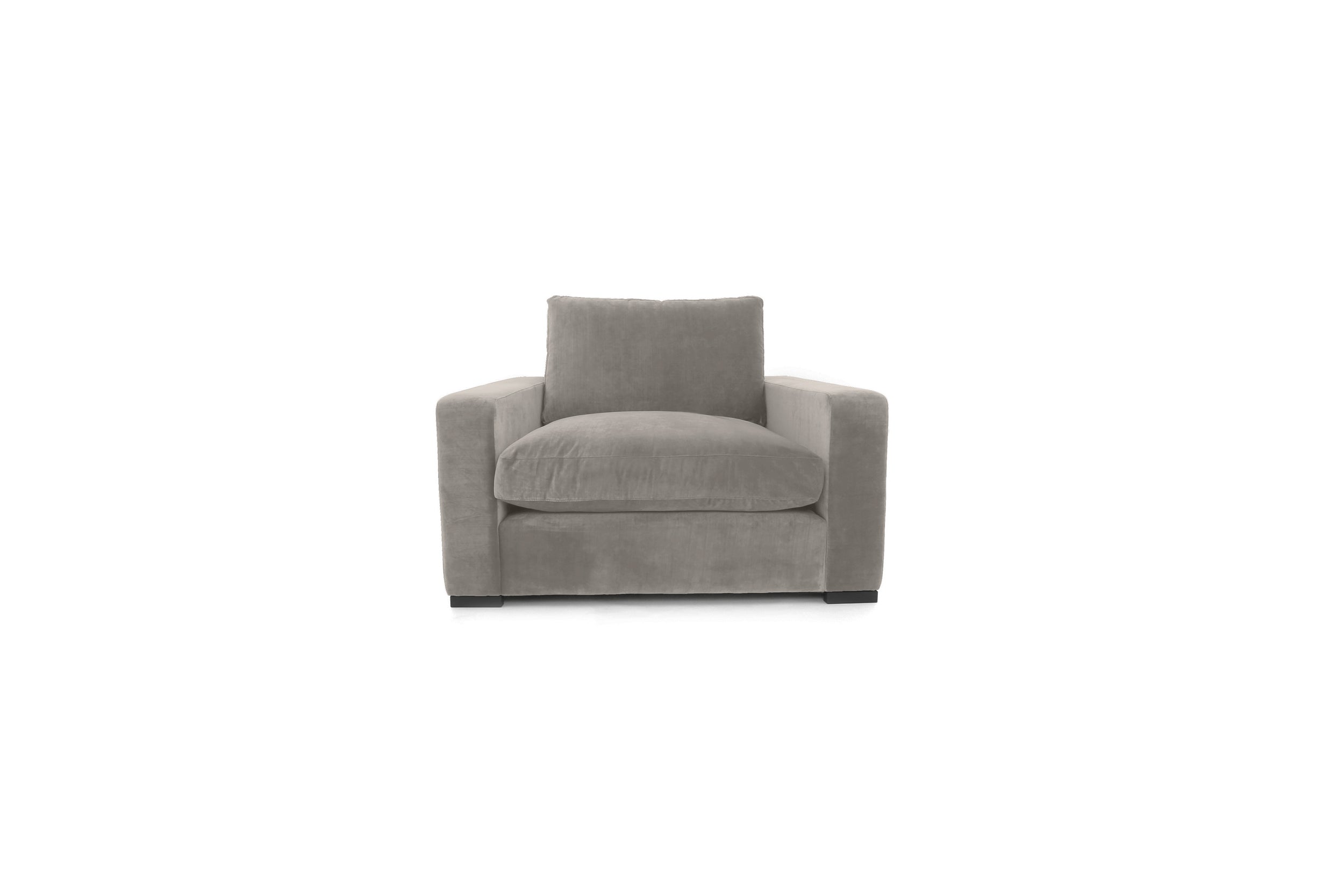 Old Boot Sofas Battersea Love Seat Lazy Linen Dove Grey