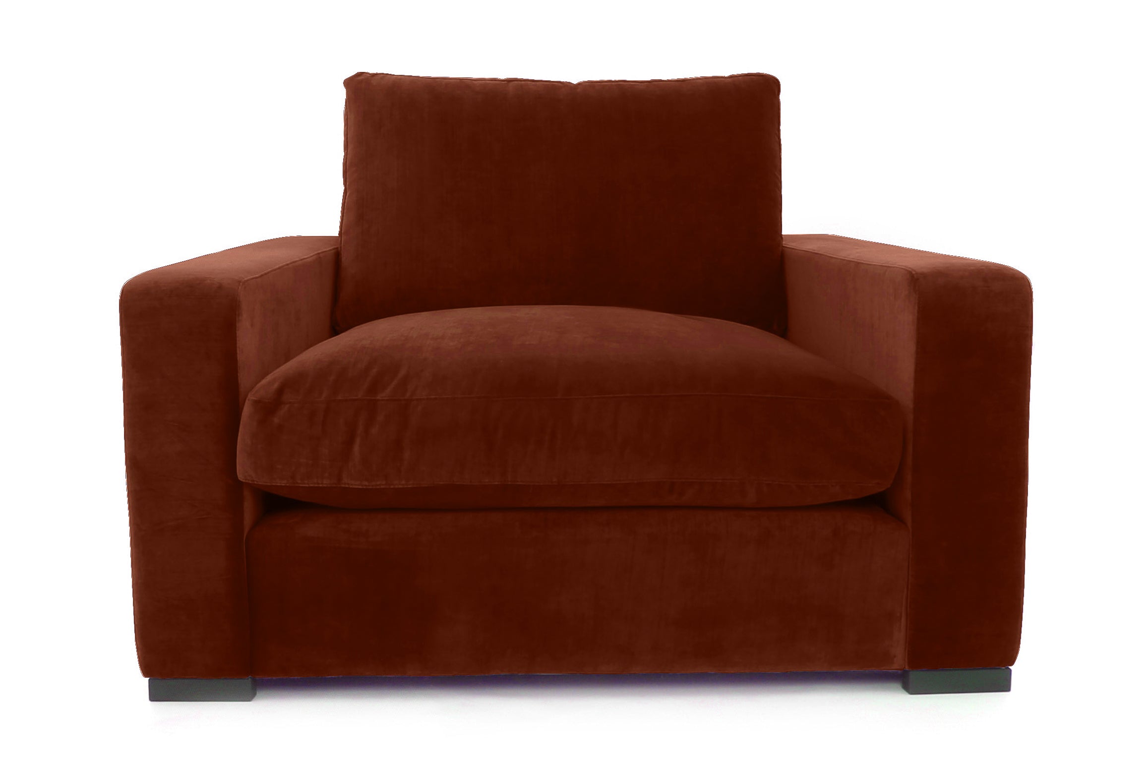 Old Boot Sofas Battersea Love Seat in Mellow Fabric Harissa