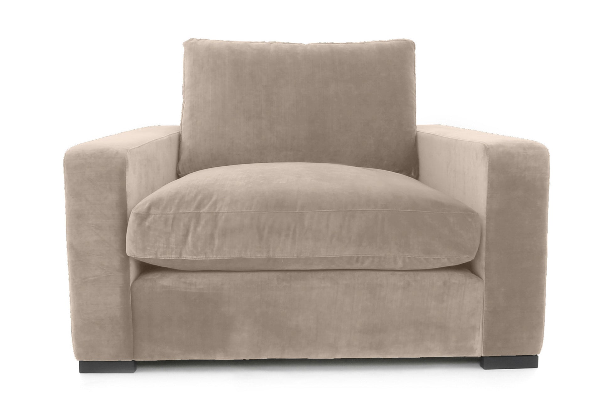 Old Boot Sofas Battersea Love Seat Mellow Fabric Natural