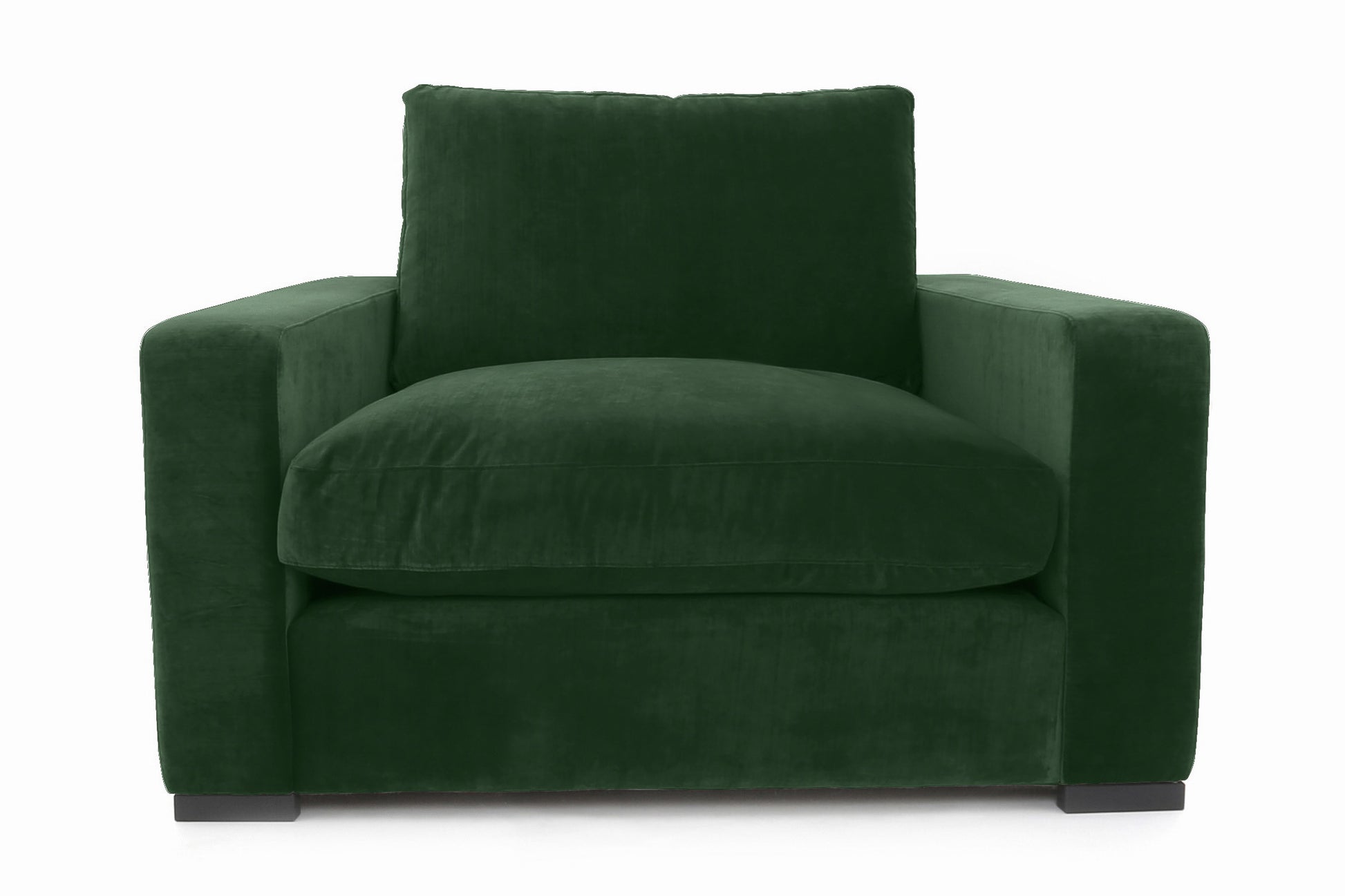 Old Boot Sofas Battersea Love Seat in Mellow Fabric Pine