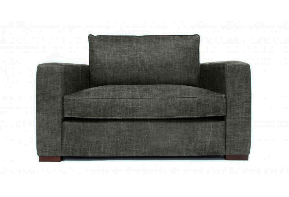 Old Boot Sofas Battersea Love Seat Shabby Velvet Fossil
