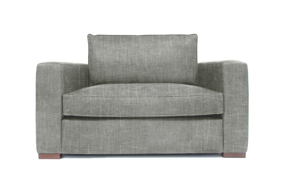 Old Boot Sofas Battersea Love Seat Shabby Velvet Shale