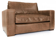 Old Boot Sofas Battersea Love Seat in Vintage Leather Tan