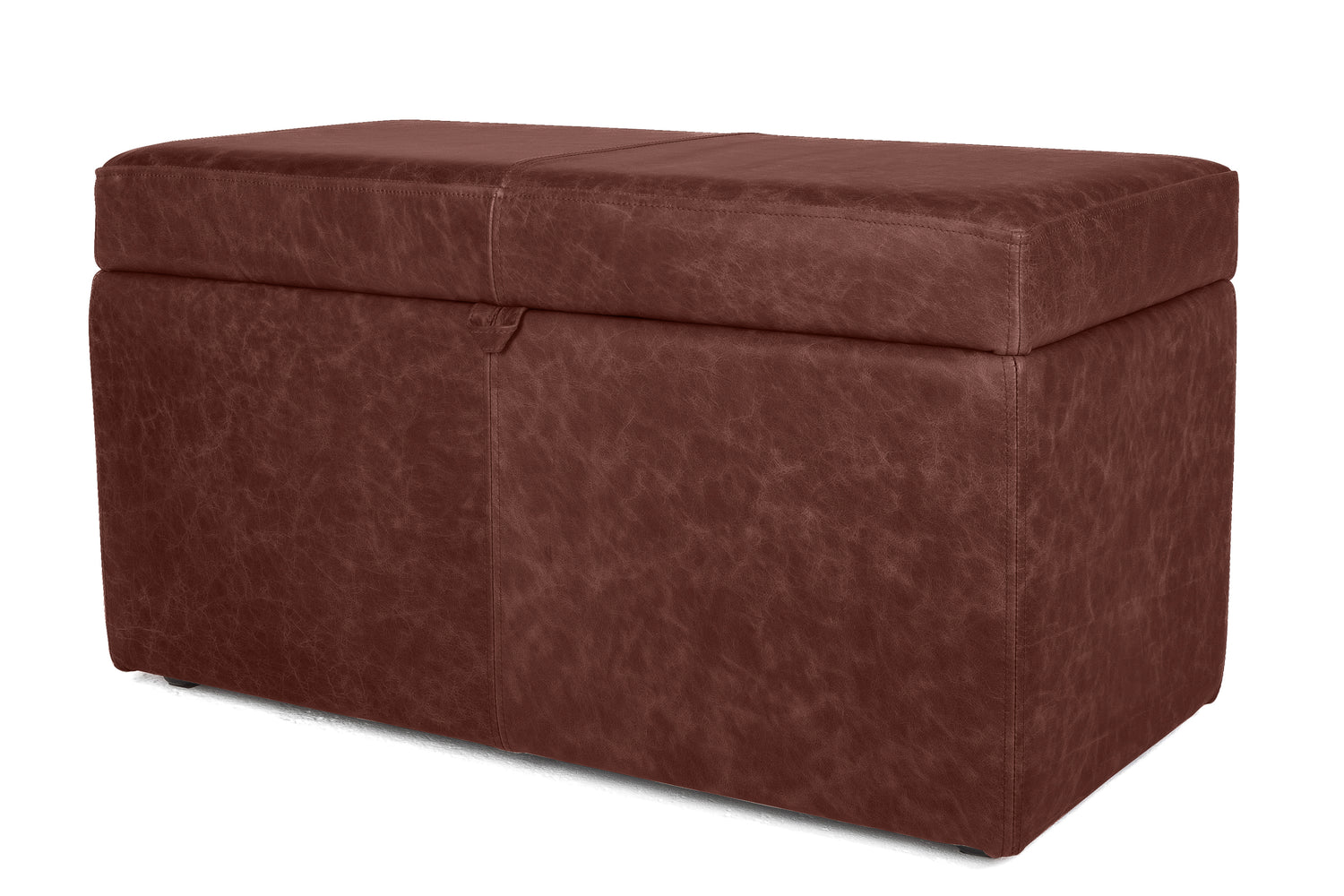 Old Boot Sofas Blanket Box Footstool Hobnail Leather Conker
