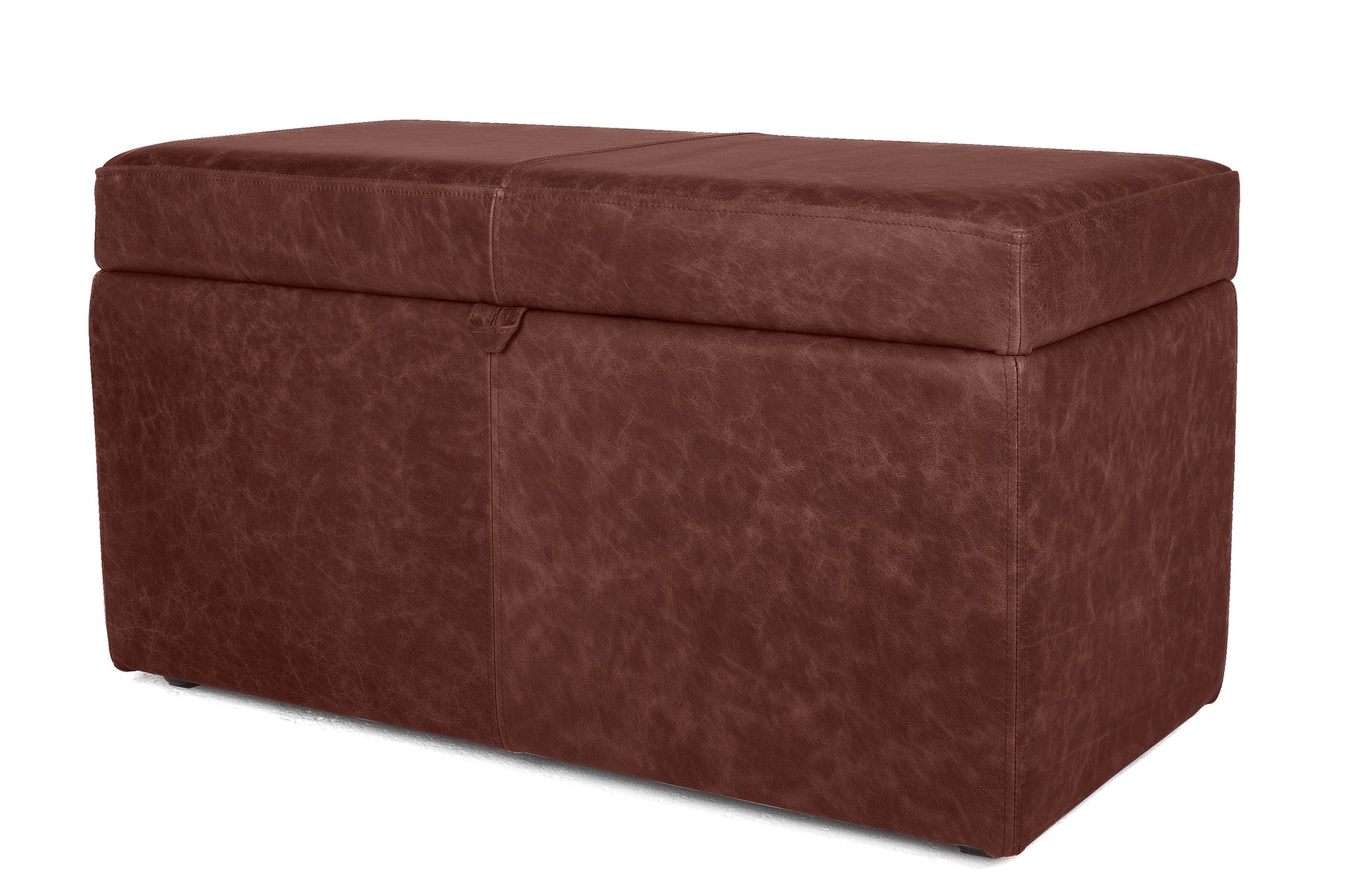 Old Boot Sofas Blanket Box Footstool Hobnail Leather Conker