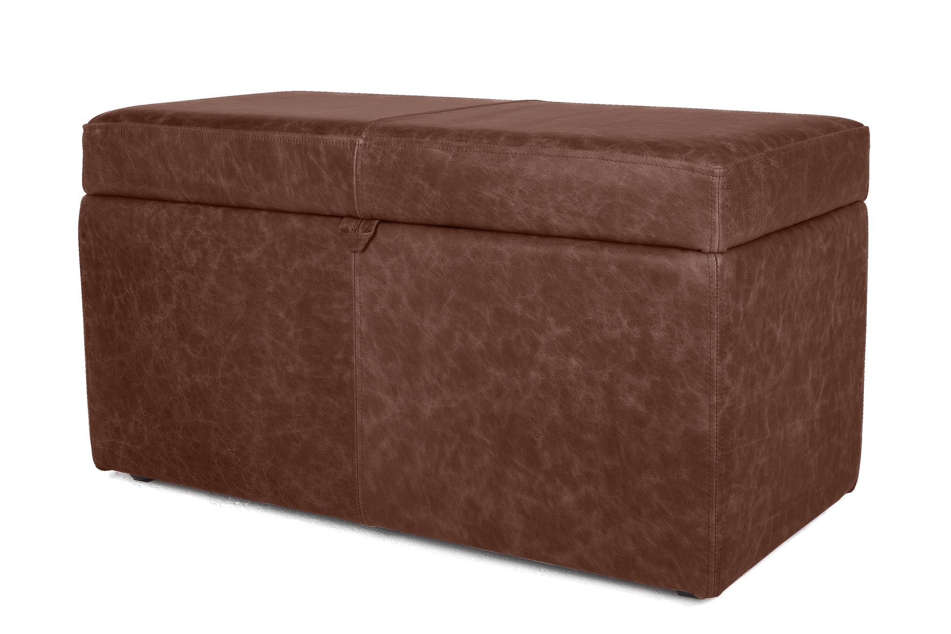 Old Boot Sofas Blanket Box Footstool Vintage Leather Brown