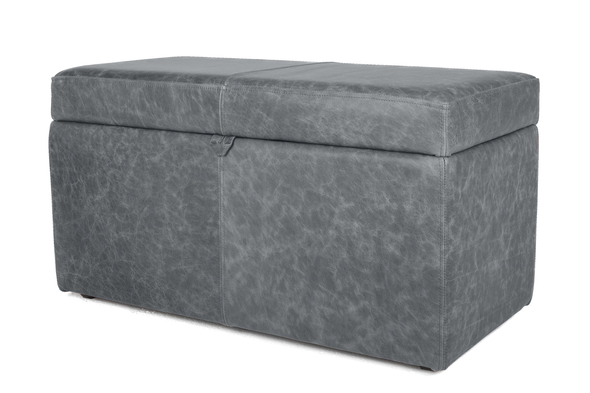 Old Boot Sofas Blanket Box Footstool Vintage Leather Grey