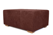 Old Boot Sofas Big One Footstool Footstool Hobnail Leather Conker
