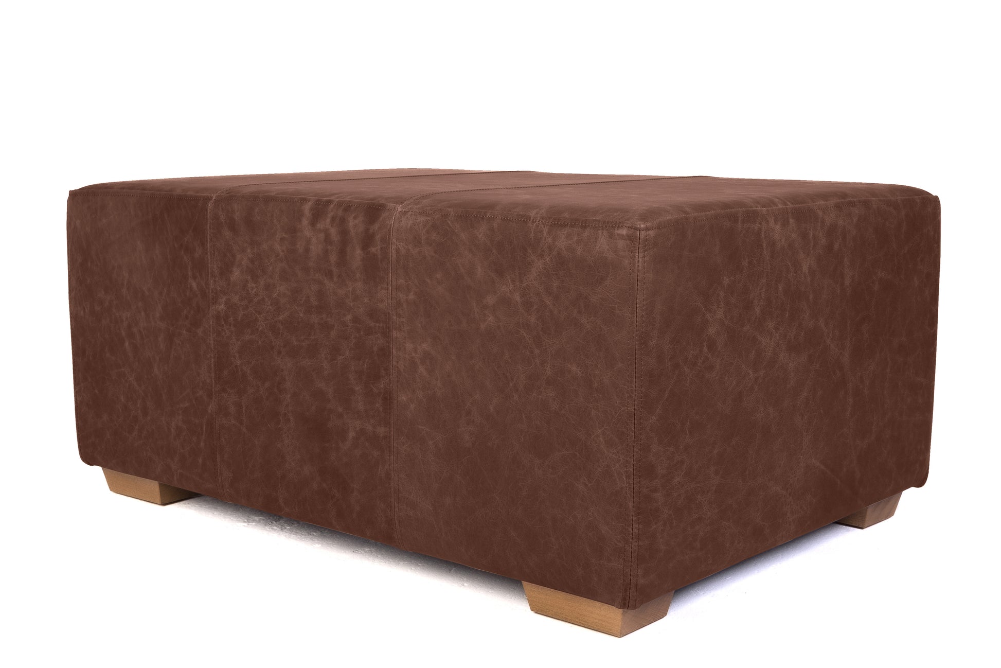 Old Boot Sofas Big One Footstool Footstool Vintage Leather Brown