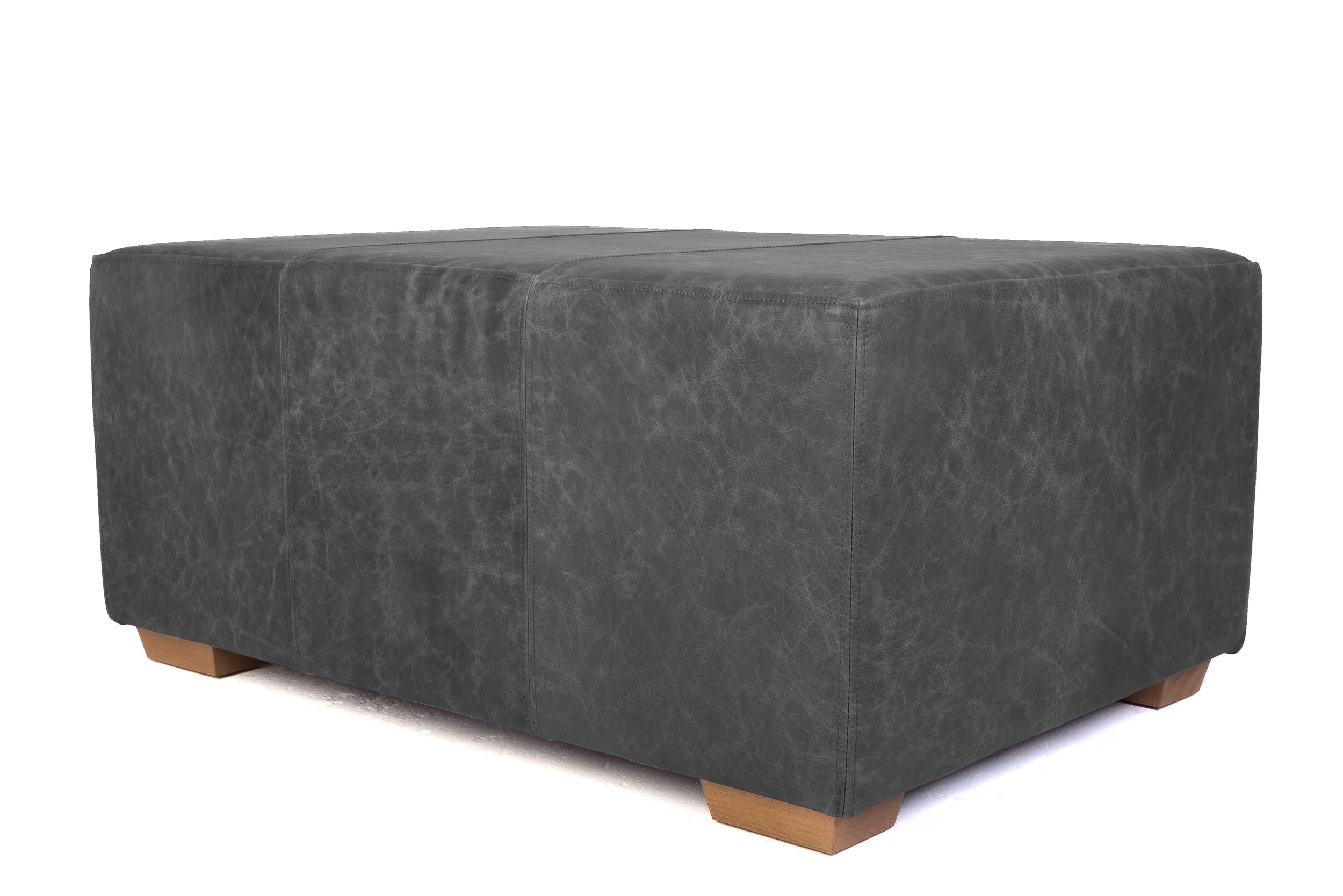 Old Boot Sofas Big One Footstool Footstool Vintage Leather Slate