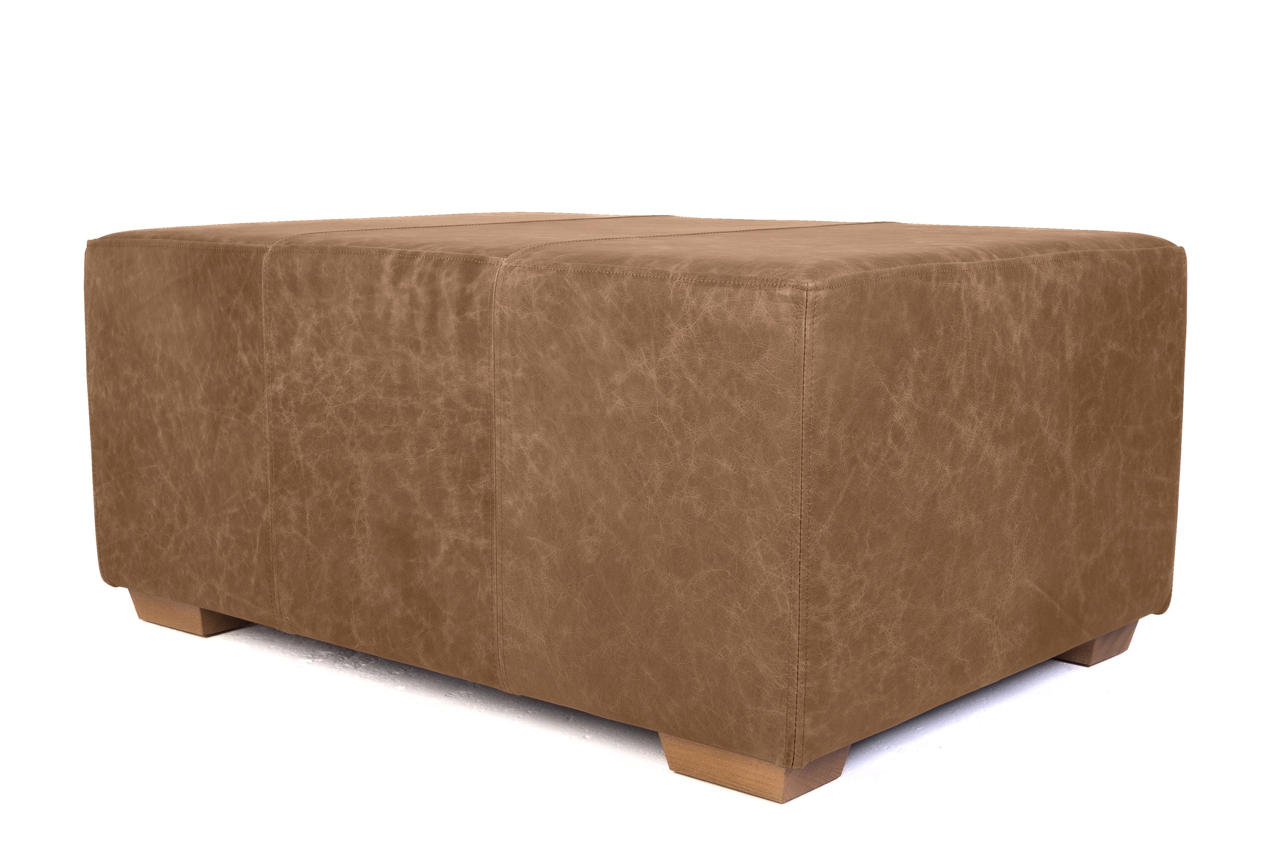 Old Boot Sofas Big One Footstool Footstool Vintage Leather Tan