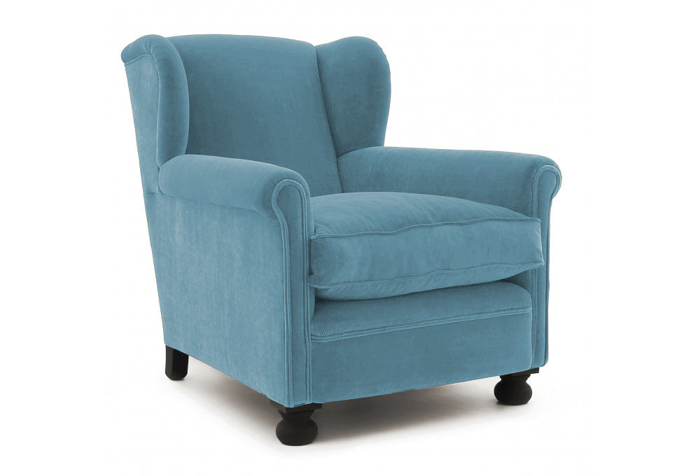 Old Boot Sofas Bookworm Armchair Aged Velvet Powder