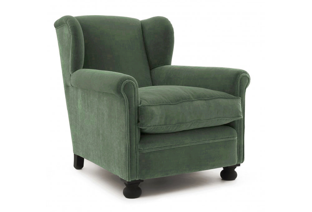 Old Boot Sofas Bookworm Armchair Aged Velvet Seaglass