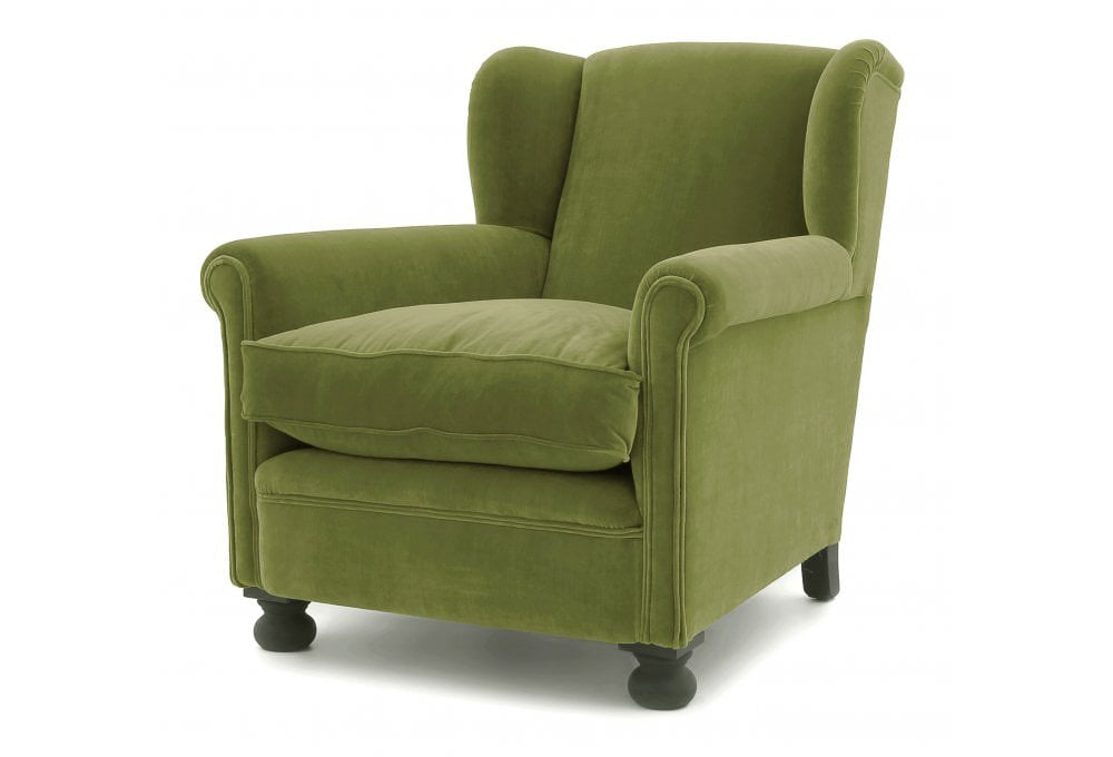 Old Boot Sofas Bookworm Armchair Vintage Velvet Bracken
