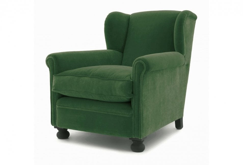 Old Boot Sofas Bookworm Armchair Vintage Velvet Basil